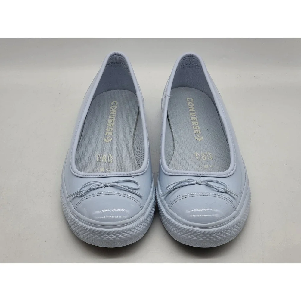 Converse CTAS Dainty Ballerina Shoes Women 10 Blue Patent Leather A14853C